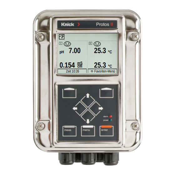 Knick Protos II 4400 Betriebsanleitung