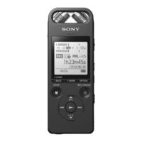 Sony ICD-SX2000 Bedienungsanleitung