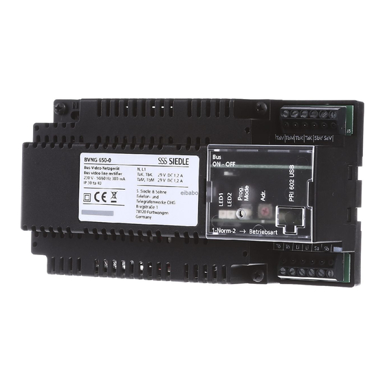 SSS Siedle BVNG 650-0 Produktinformation