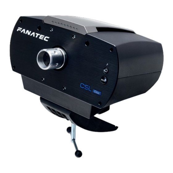 FANATEC CSL Elite Wheel Base v1.1 Kurzanleitung