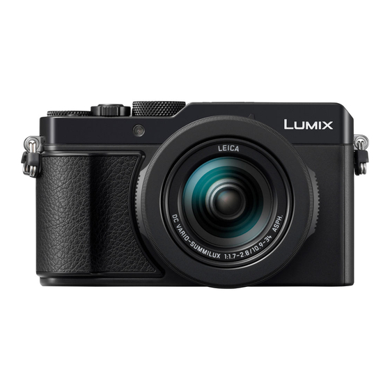 Panasonic DC-LX100M2 Kurzanleitung