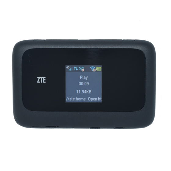ZTE MF910 Kurzanleitung