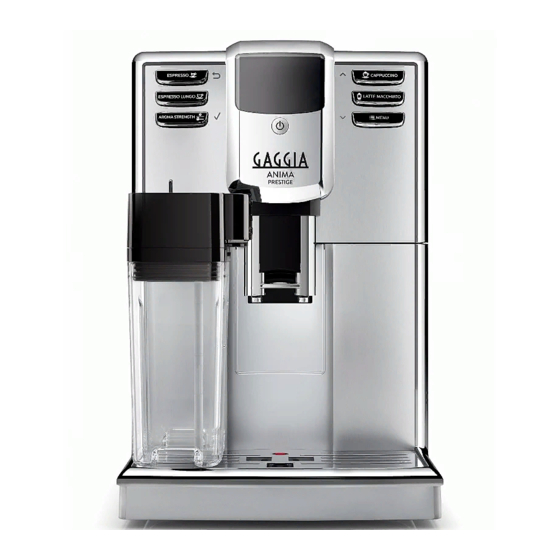 Gaggia Milano Anima Prestige Handbücher