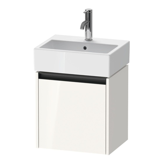 Duravit Ketho.2 K2 5070 L Montageanleitung