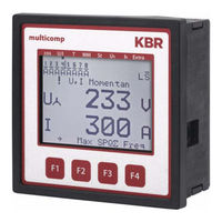 KBR multicomp 4D6-ESBSDS-1V1C6RO Bedienungsanleitung, Technische Parameter