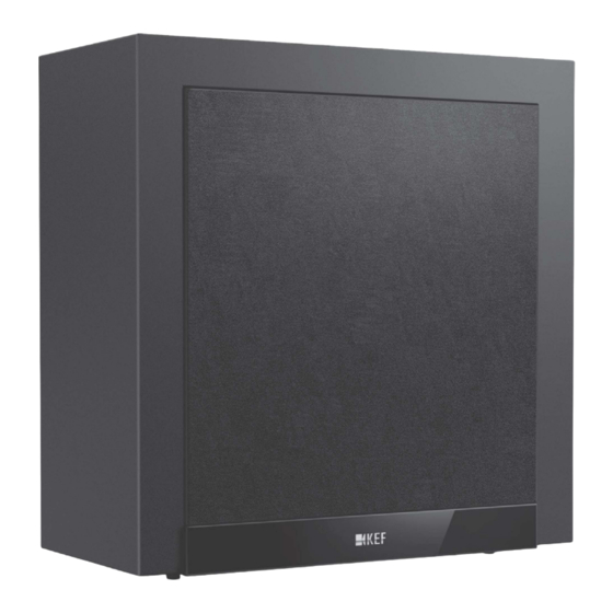 KEF T Series Lnstallationshandbuch