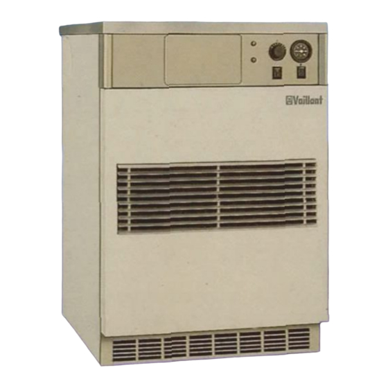 Vaillant VKU 3-1 XEU Serie Installationsanleitung