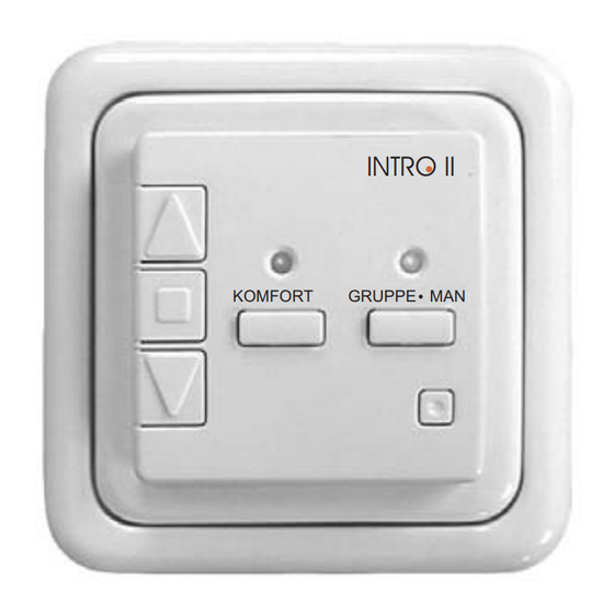 inprojal elektrosysteme INTRO II WS Anleitung