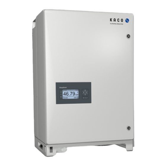 Kaco blueplanet gridsave 50.0TL3-S Handbuch