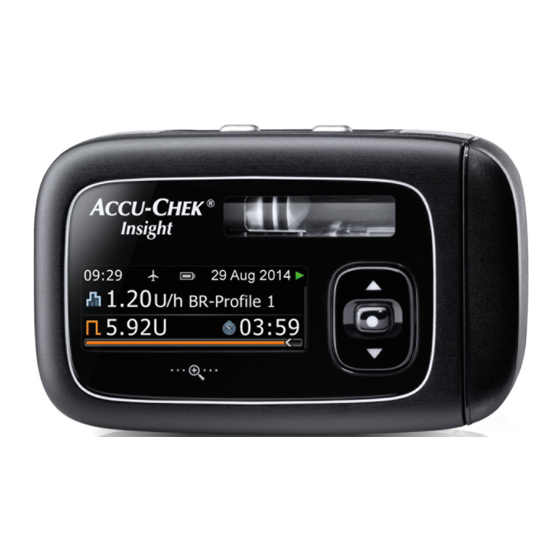 Roche Accu-Chek Insight Bedienungsanleitung