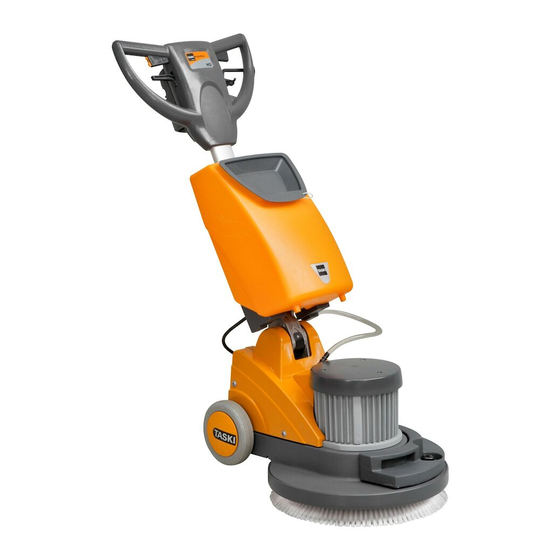 diversey Taski ergodisc HD Original Bedienungsanleitung Und Ersatzteilliste