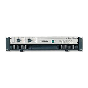 Ecler PAM1100 Bedienungsanleitung