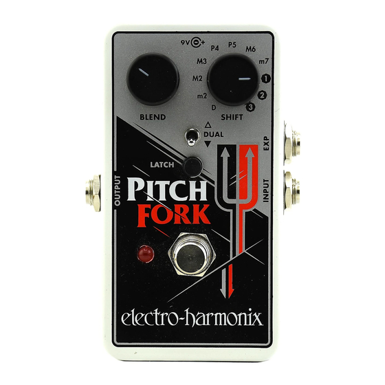 Electro-Harmonix Pitch Fork Bedienungsanleitung