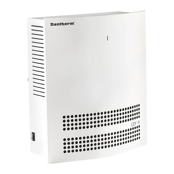 Dantherm CDF 10 Anleitung