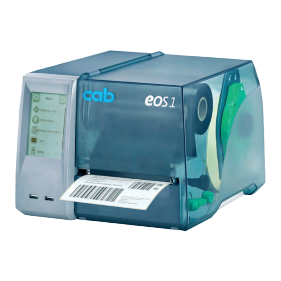 CAB EOS Serie Serviceanleitung