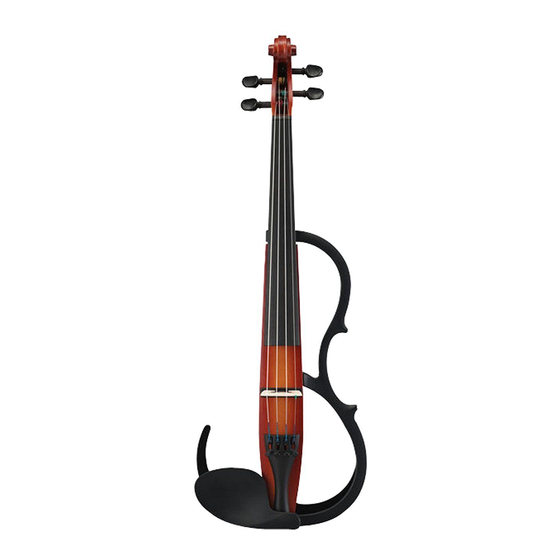 Yamaha Silent Violin SV120 Bedienungsanleitung