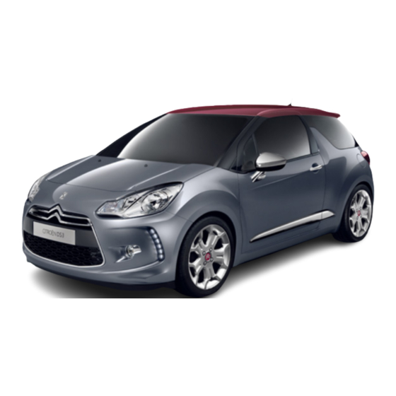 CITROËN DS3 Betriebsanleitung