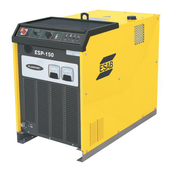 ESAB ESP-150 Bedienungsanleitungen