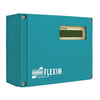 Flexim FLUXUS F501 Betriebsanleitung