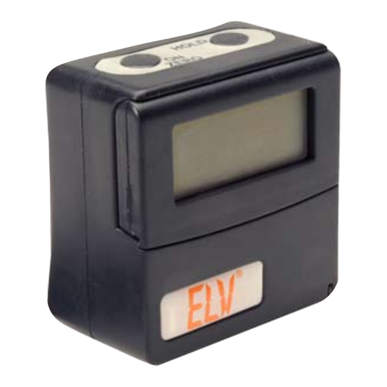elv Bevel Box Pro Bedienungsanleitung
