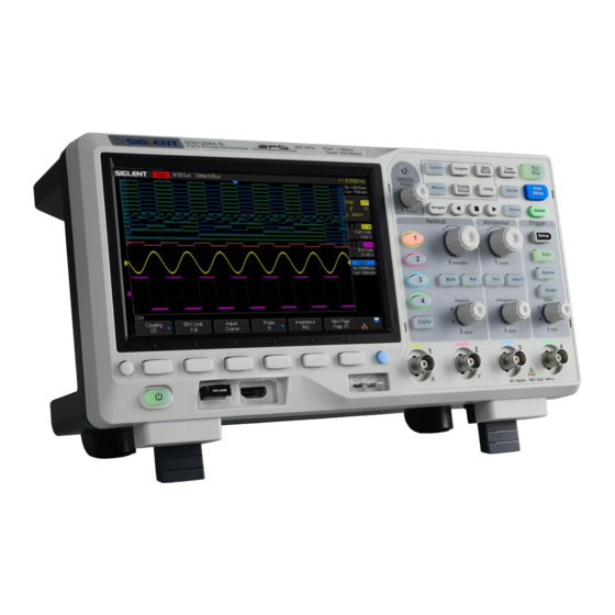 SIGLENT SDS1000X-E-Serie Handbücher