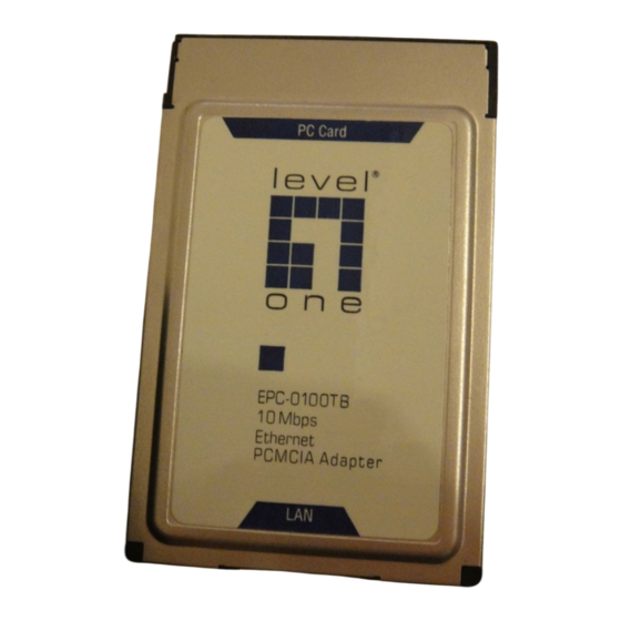 LevelOne EPC-0100TB Bedienungsanleitung