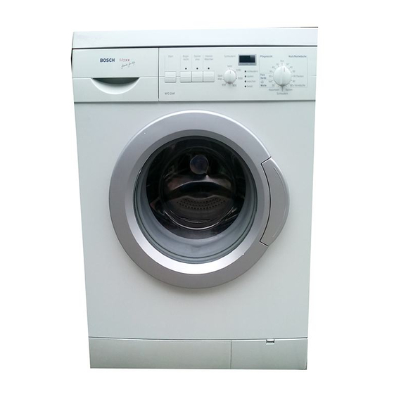 Bosch wfo 120 a Gebrauchsanleitung