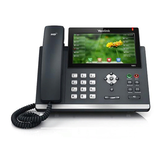 Yealink SIP-T48G Handbücher