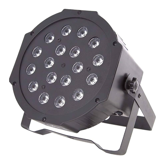 Etec LED PAR Scheinwerfer 18x3W RGB Bedienungsanleitung