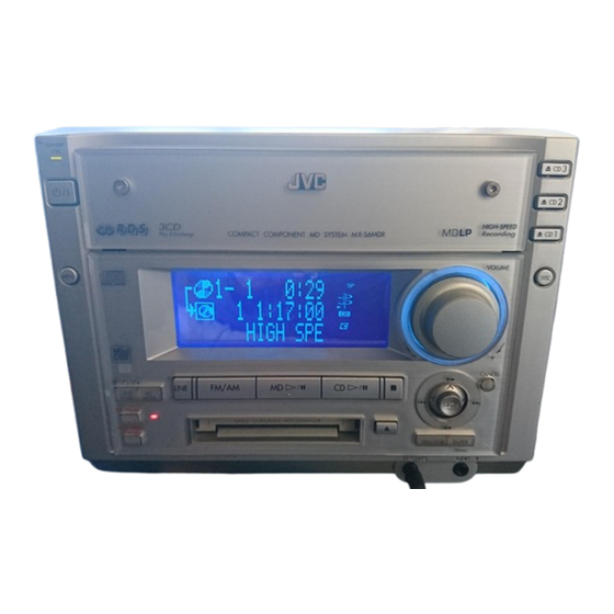 JVC CA-MXS6MDR Bedienungsanleitung