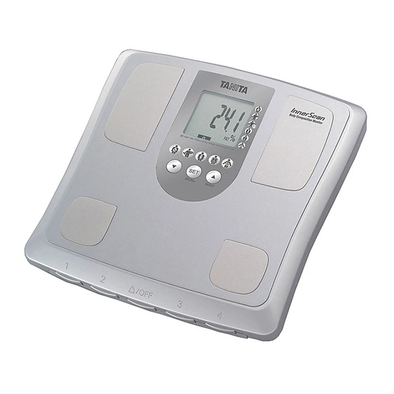 Tanita InnerScan BC-541 Bedienungsanleitung
