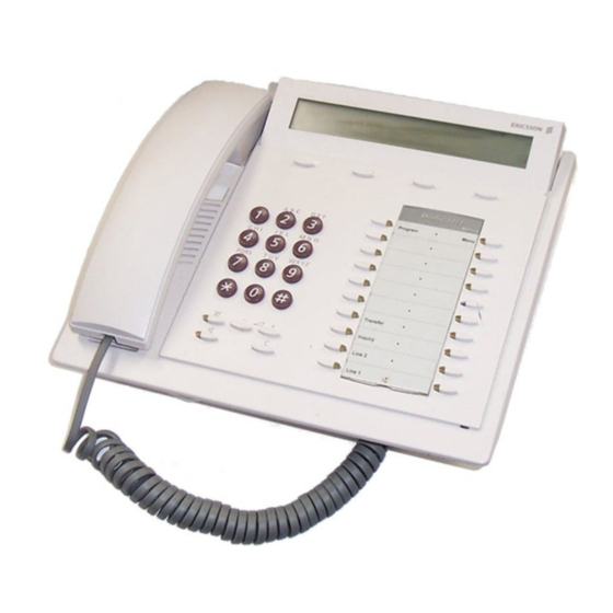 Ericsson Dialog 3213 Bedienungsanleitung