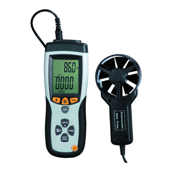 Dostmann Electronic VA 893 Bedienungsanleitung