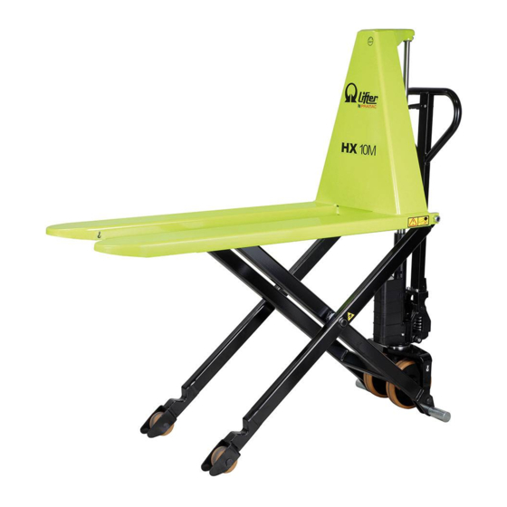 lifter HX10M Anleitung Für Gebrauch Und Wartung