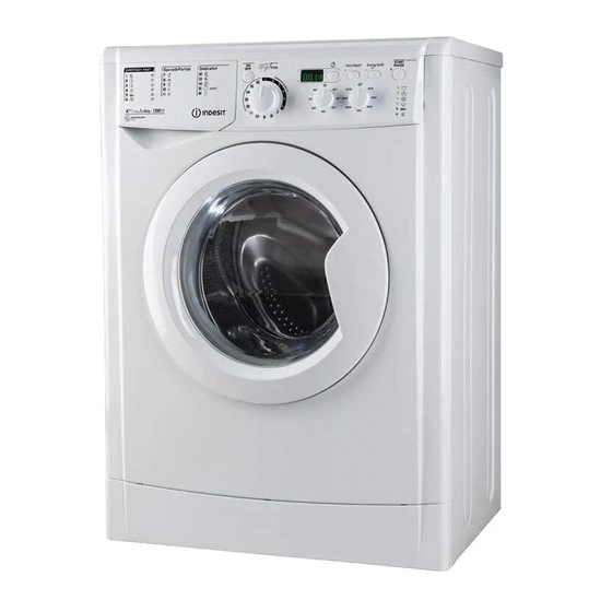 Indesit EWSD 61253 Bedienungsanleitung