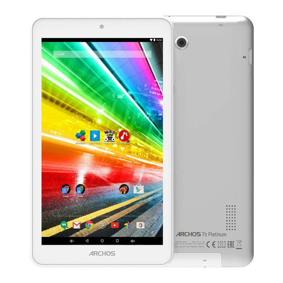 Archos 70 Platinum Handbuch
