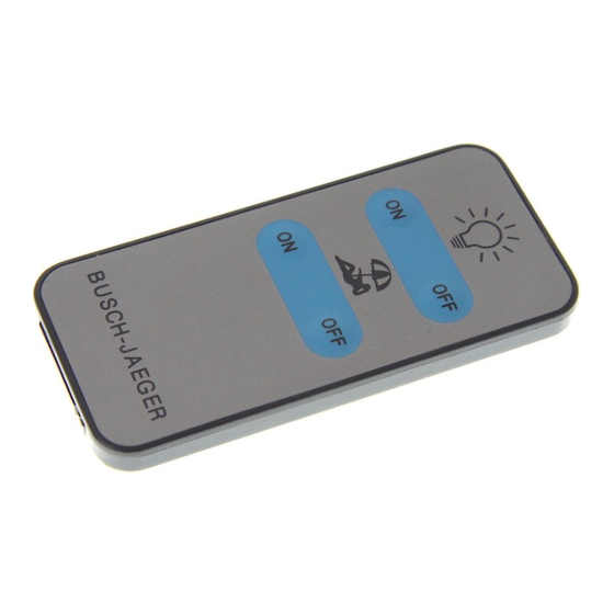 Busch-Jaeger 6841 Bedienungsanleitung