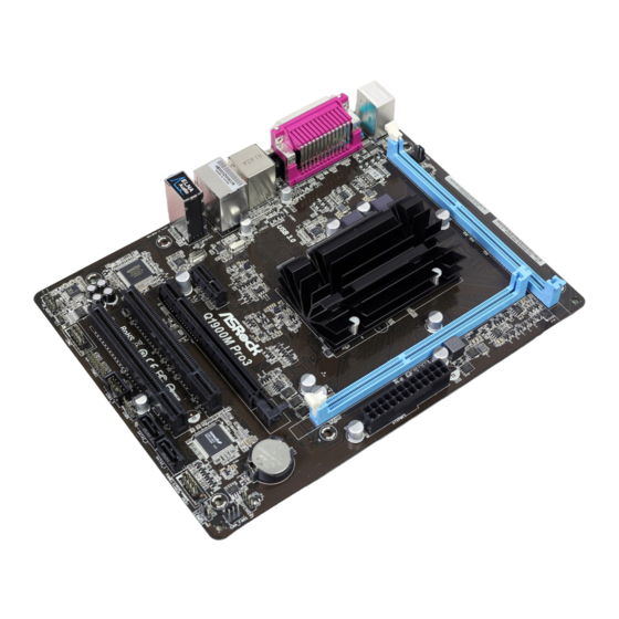 ASROCK Q1900M Pro3 Handbuch