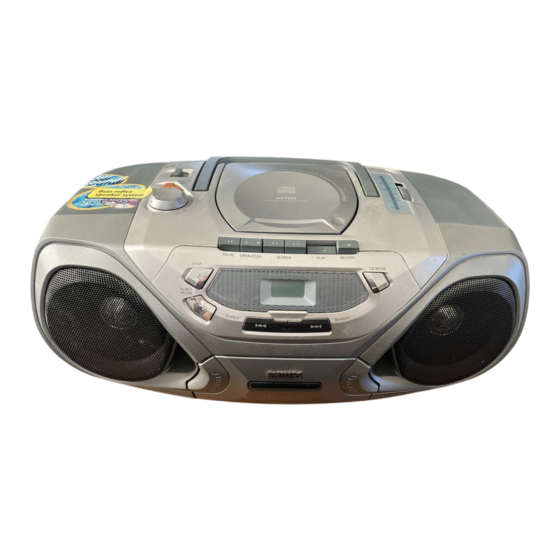 Philips AZ1030/00 Bedienungsanleitung