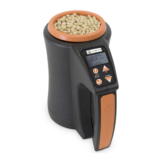 Dickey-John MINI GAC 2500 NBT Schnellstartanleitung
