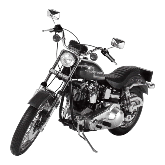 Tamiya HARLEY-DAVIDSON FXE1200 SUPER GLIDE Bedienungsanleitung