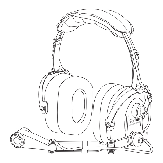 Saitek Pro Flight Headset Bedienungsanleitung