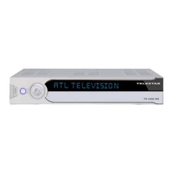 Telestar TD 3000 HD Bedienungsanleitung