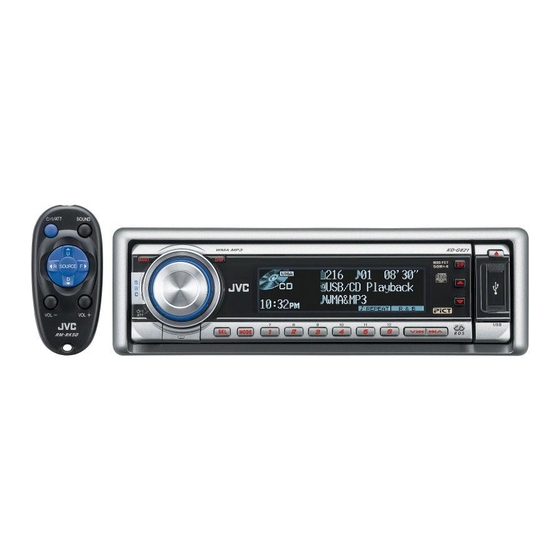JVC KD-G821 Bedienungsanleitung