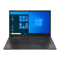 Lenovo ThinkPad E15 Einrichtungsanleitung