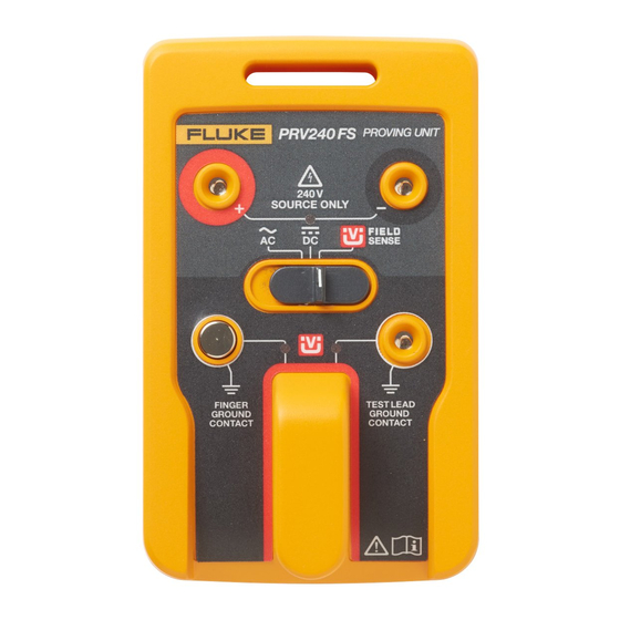 Fluke PRV240FS Gebrauchsanweisung