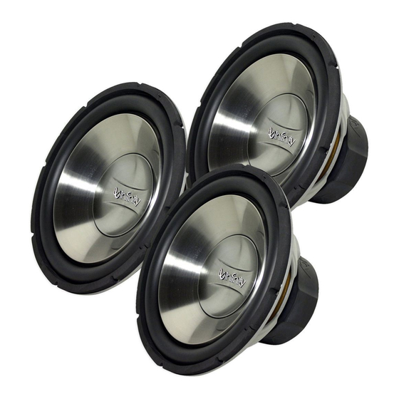 Infinity Reference 860w Bedienungsanleitung