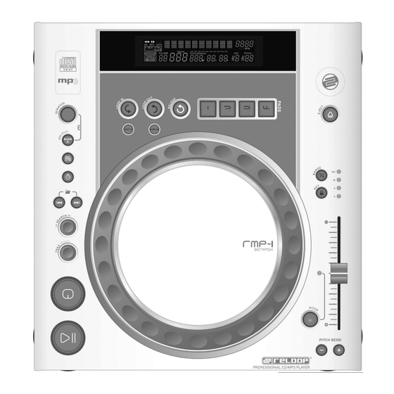 Reloop RMP-1 SCRATCH MK2 B Bedienungsanleitung