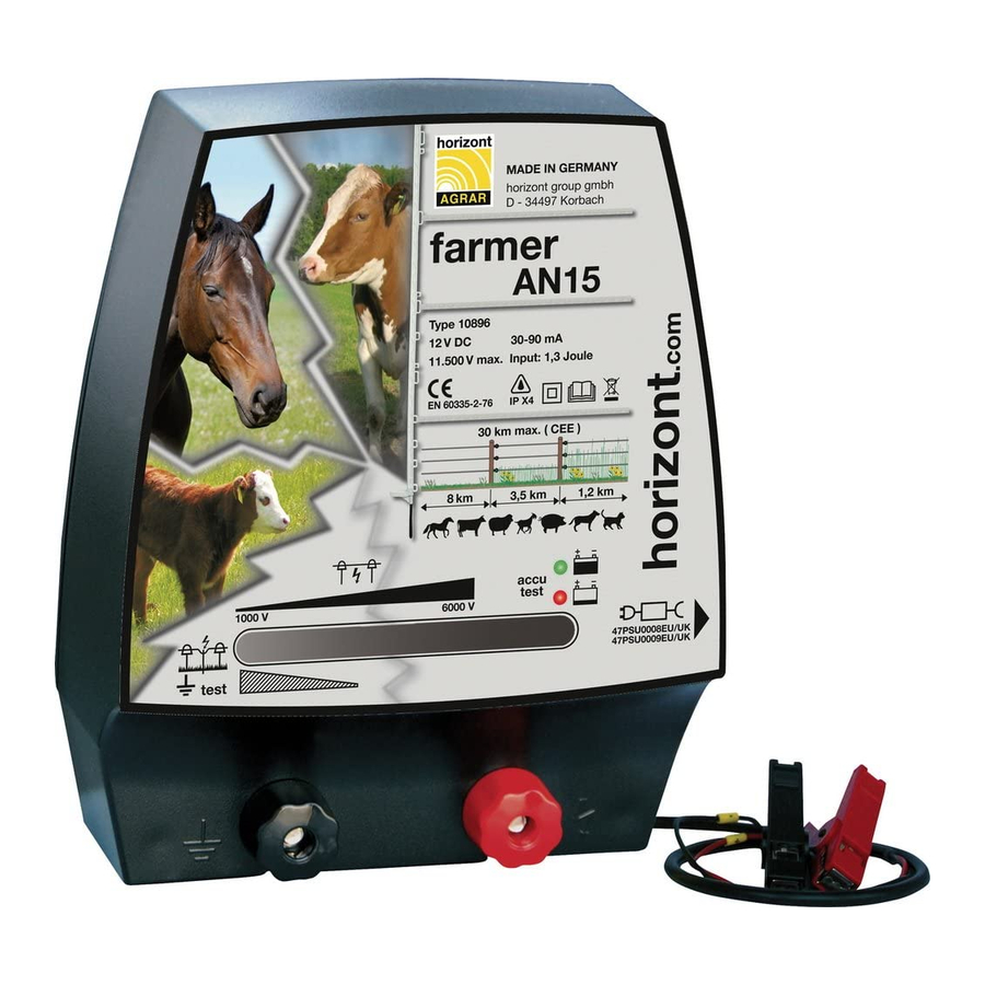 Horizont farmer AN15 Betriebsanweisung