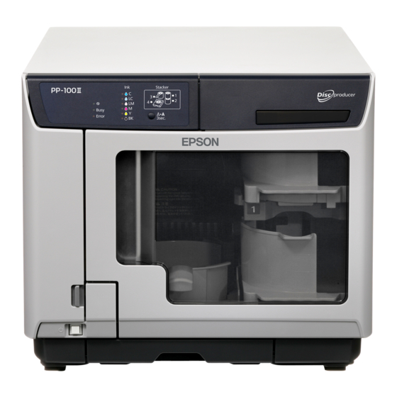 Epson PP-100II Installationshandbuch